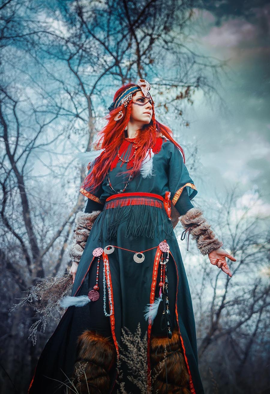 Girls in Slavic costumes underwear in Kuantan